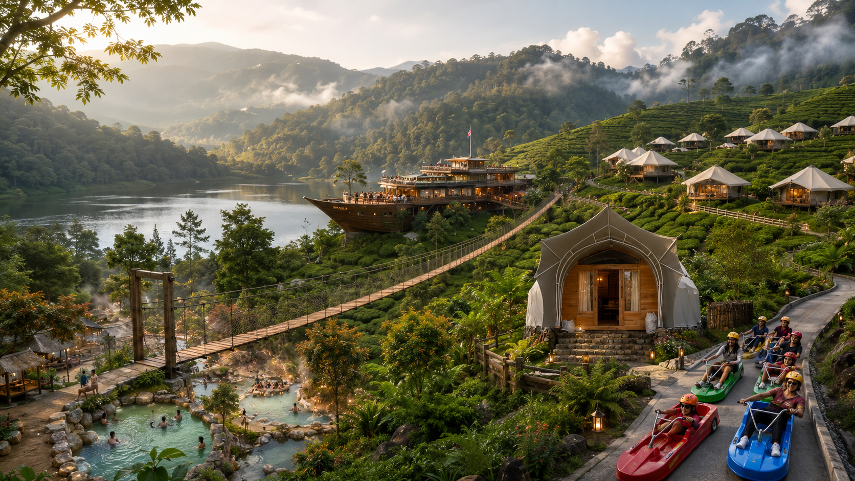 Glamping Lakeside  Rancabali